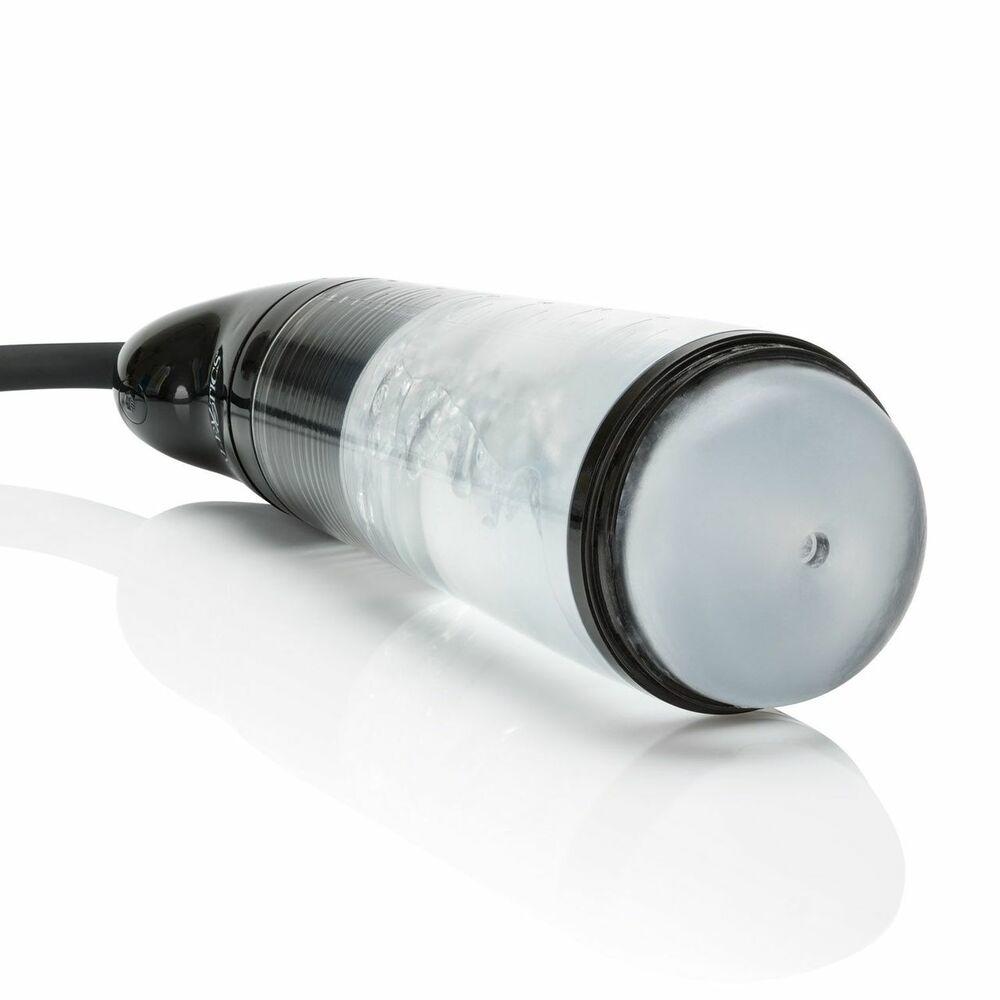 Bomba de pene con funda de silicon, masturbador para hombre transaparente, Optimum Series Magic Pump