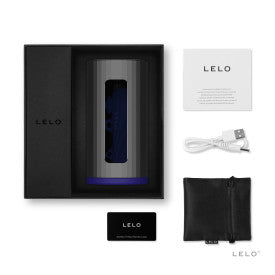 Masturbador masculino inteligente, F1S V2 Blue, resistente al agua, recargable usb