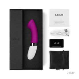 Vibrador masajeador pequeño, Gigi 2 Deep Rose Lelo 9.5cm