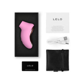 Estimulador de clítoris con vibraciones, Sona 2 Travel Pink, ondas sónicas