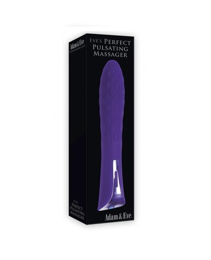Vibrador masajeador Adan & Eve Eve´s perfect pulsating massager, retiene mas lubricante.