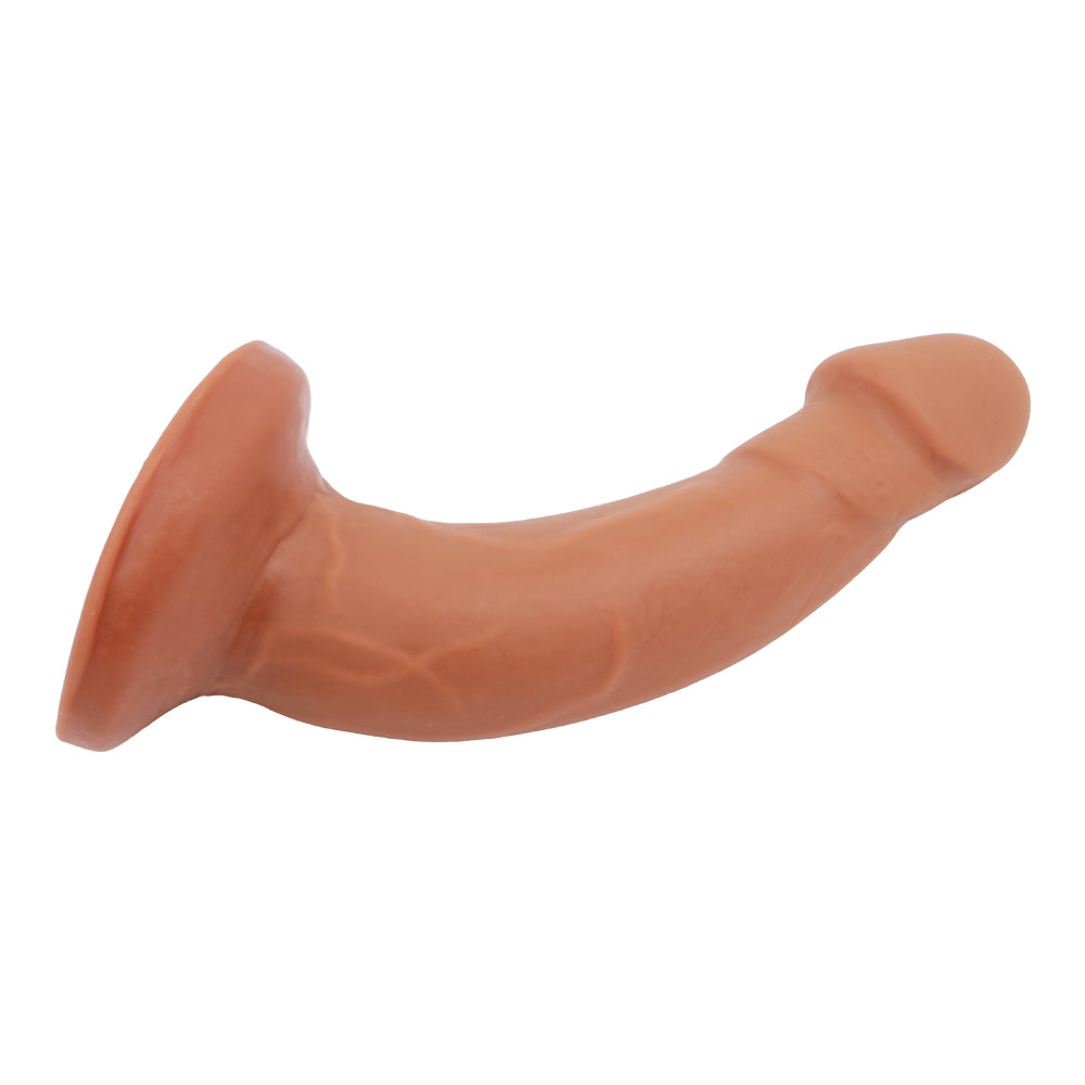 Dildo realista y flexible, con base adherible, Eve's Allure 18,5cm Chisa