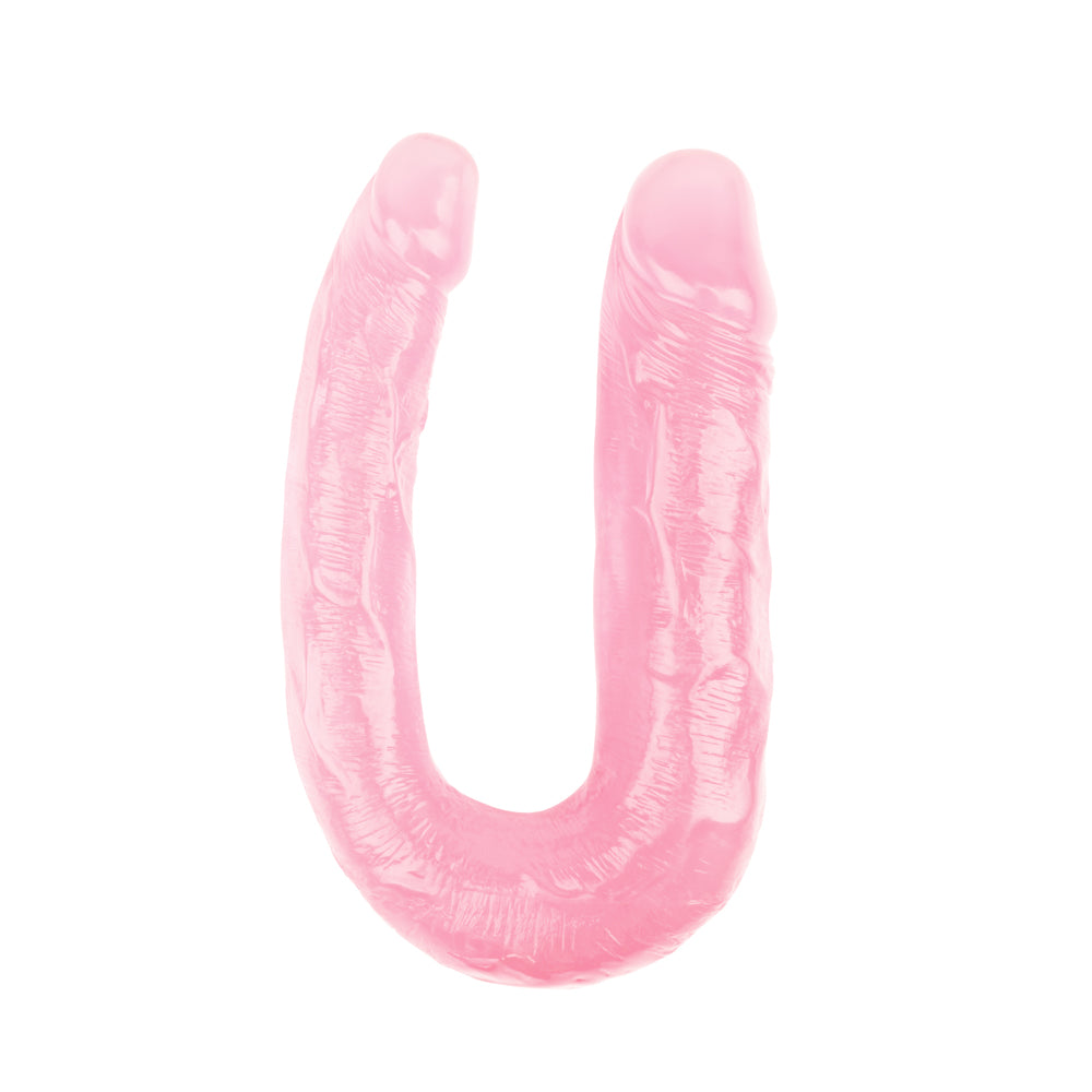 Dildo dual, doble penetración 13 Inch Dildo pink, 33cm
