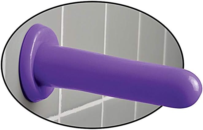 Dildo para principiantes, adherible y compatible con arnés, Dillio Purple - Mr. Smoothy 22cm