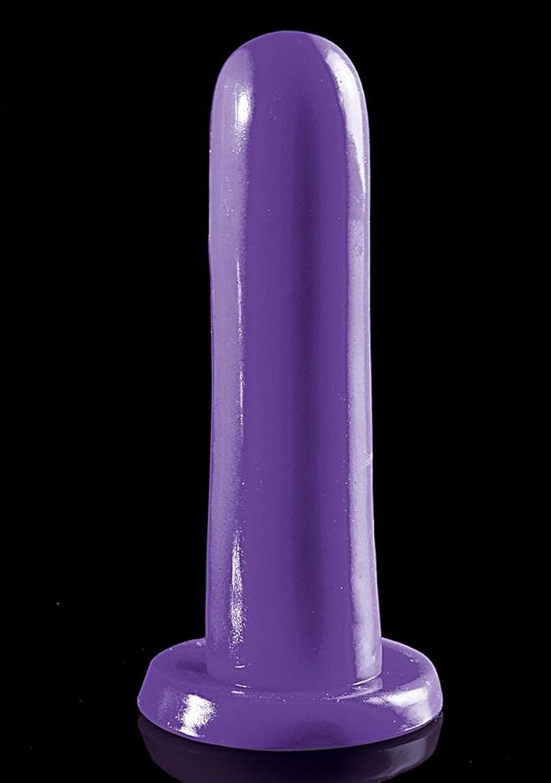 Dildo para principiantes, adherible y compatible con arnés, Dillio Purple - Mr. Smoothy 22cm