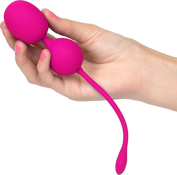 Ejercitador doble Kegel recargable, color rosa, California Exotics Novelties Bolas Kegel