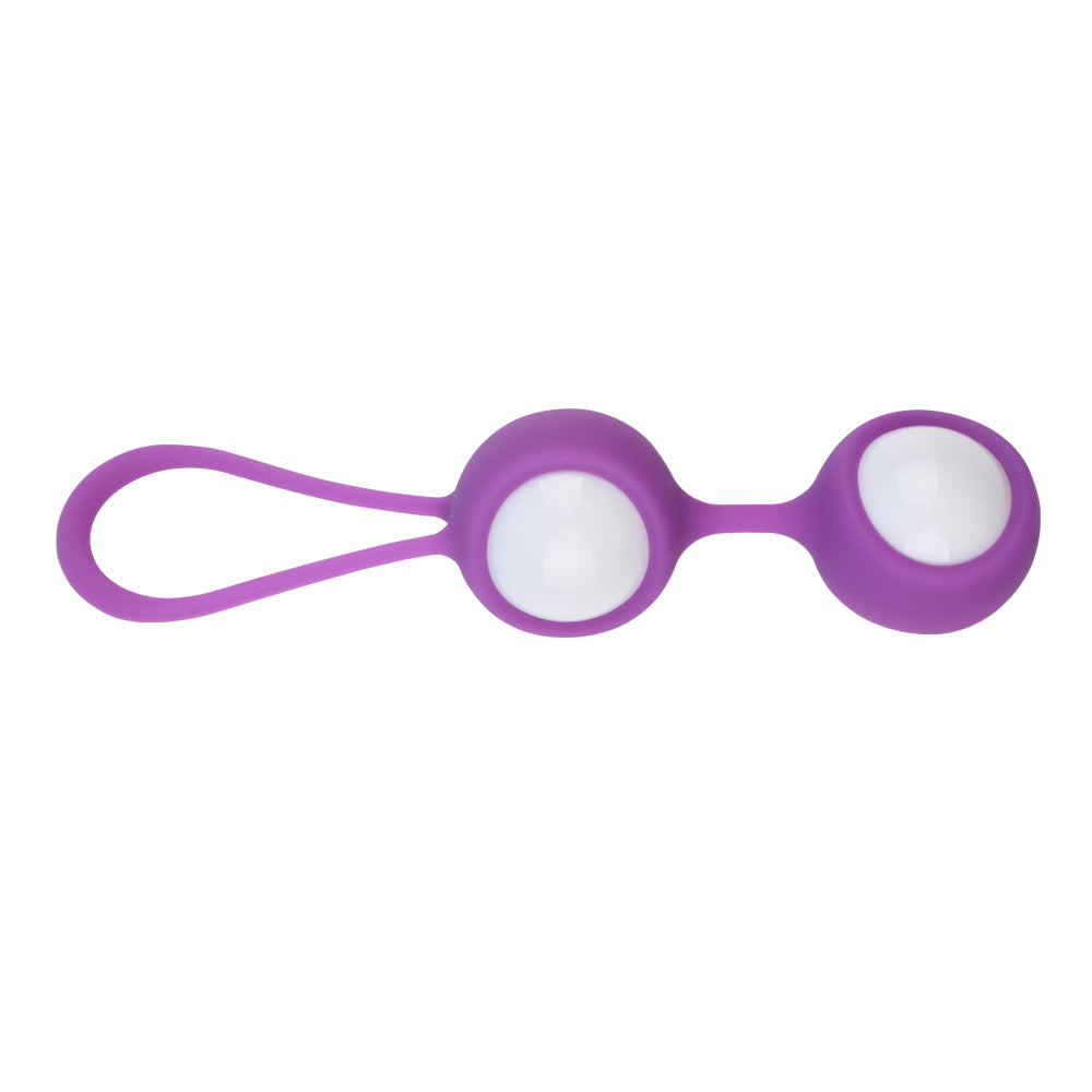 Bolas Chinas Vaginales Geisha Balls Purple, ejercicos Kegel, con balín sensación de vibración