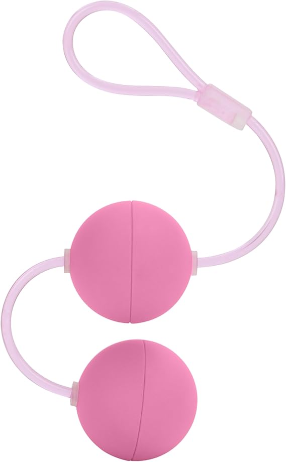 Bolas chinas para principiantes y ejericios Kegel, CalExotics First Time Duo Lover Balls pink