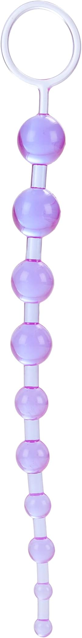 Bolas anales para principiantes, 10 cuentas graduales, x-10 beads purple CalExotics