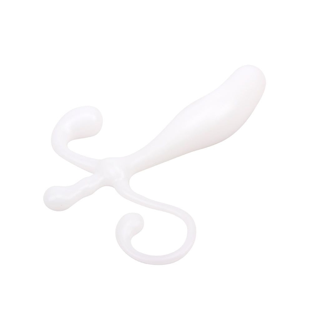 Estimulador Prostático 12,5 x 2,5 cm Blanco para orgasmos intensos, Pro Stimulator white
