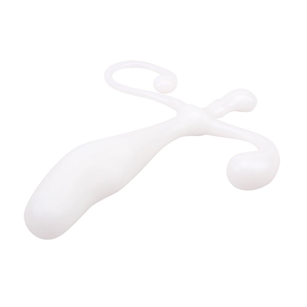 Estimulador Prostático 12,5 x 2,5 cm Blanco para orgasmos intensos, Pro Stimulator white
