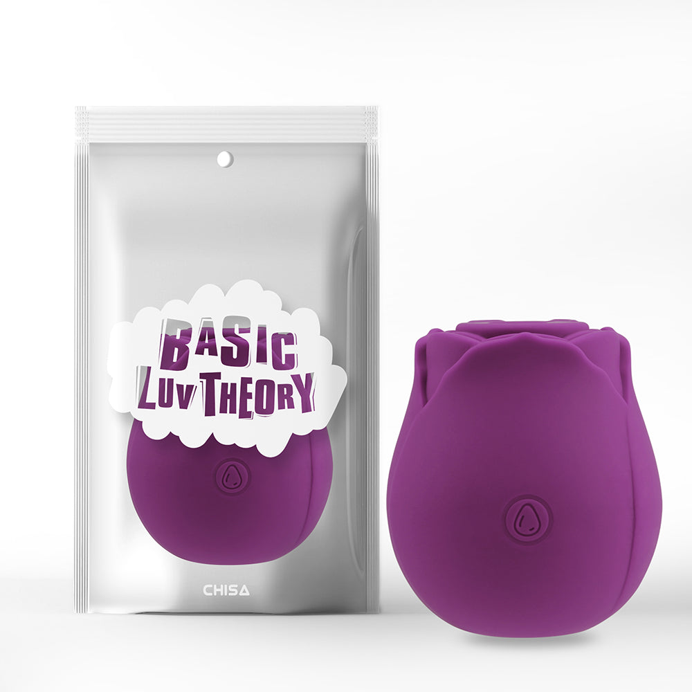 Succionador de clítoris,estimulador, vibrador de succión para mujeres, Basic Luv theory Rosy-Purple
