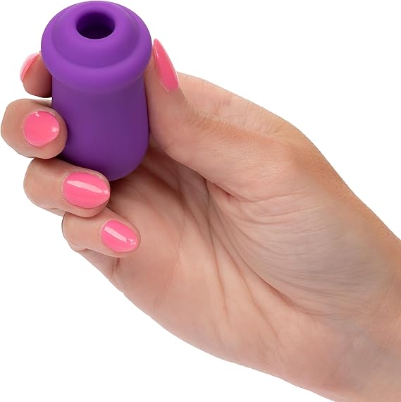 Succionador de clítoris Sugar Rush con estuche discreto, vibrador y estimulador de clítoris, CalExotics