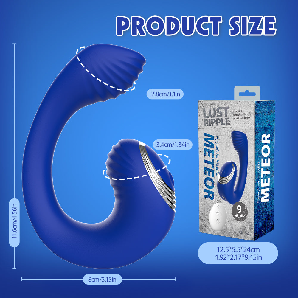Vibrador, estimulador de punto G y clítoris, Meteor vibrador dual