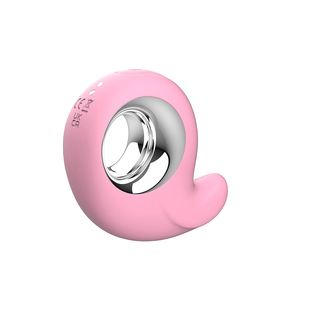 Vibrador y patrones de tapping para clítoris, Comma estimulador con tapping