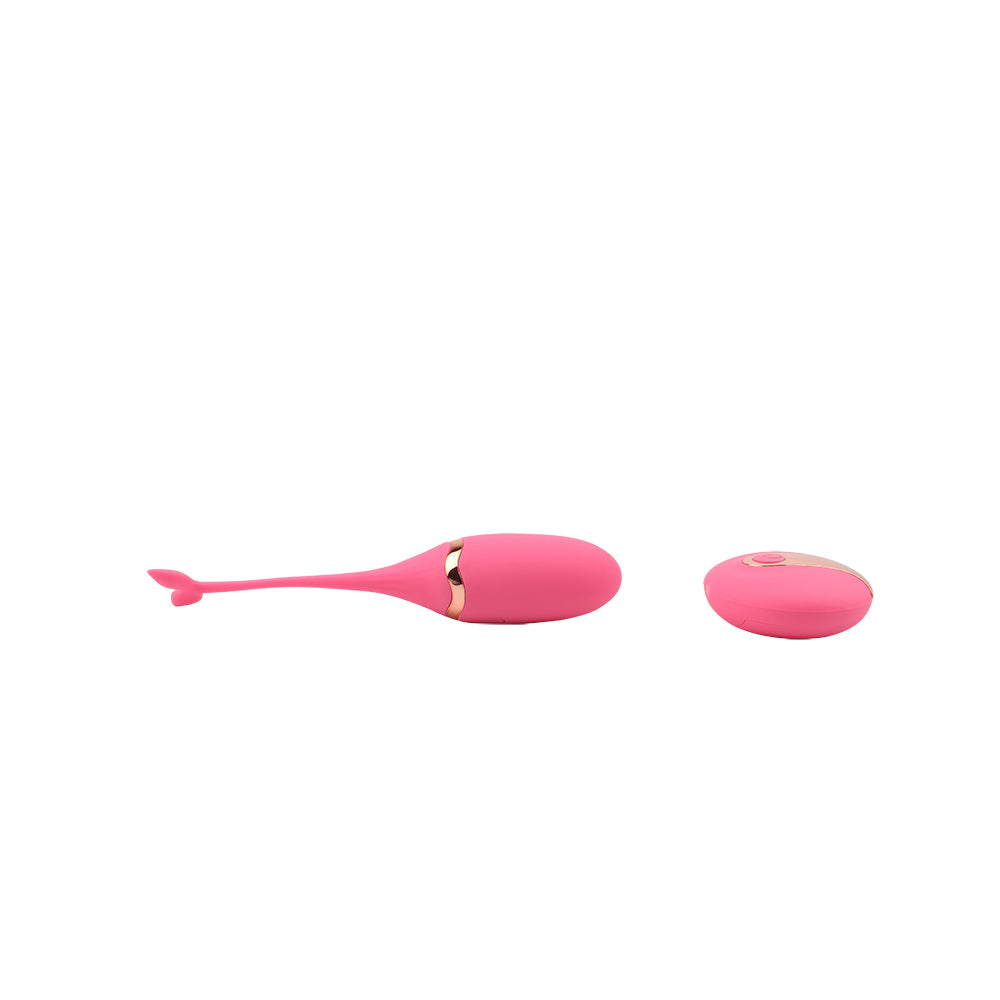 Vibrador bullet en forma de pez a control remoto, Beckoning Beats Bullet Vibrator-Pink