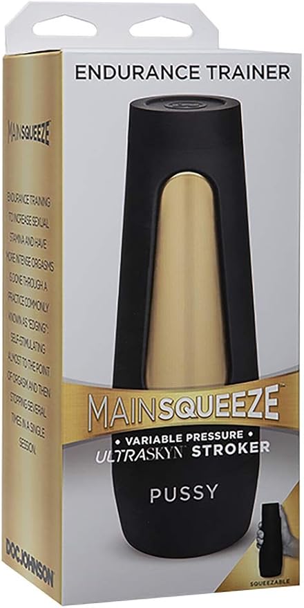 Masturbador masculino con interior texturizado, Mains Queeze endurance trainer strocker pussy