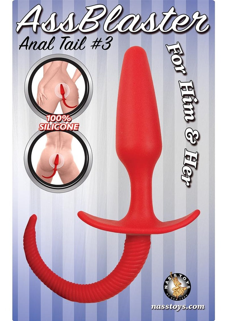 Entrenador y estimulador anal, Ass Blaster anal trail #3 rojo