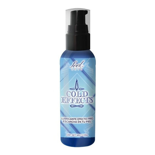 Lubricante en Frio Cold effects, escarcha en tu piel, Feel love 25ml y 60ml