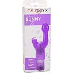 Vibrador con estimulador de clítoris, The original Bunny Kiss, resistente al agua 7cm x 3.25cm