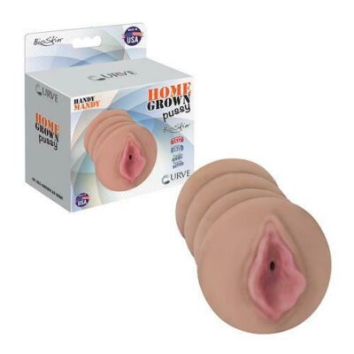 Masturbador masculino. Curve Home Grown Pussy Mandy, vagina apretada, texturizada, labios vaginales realistas.