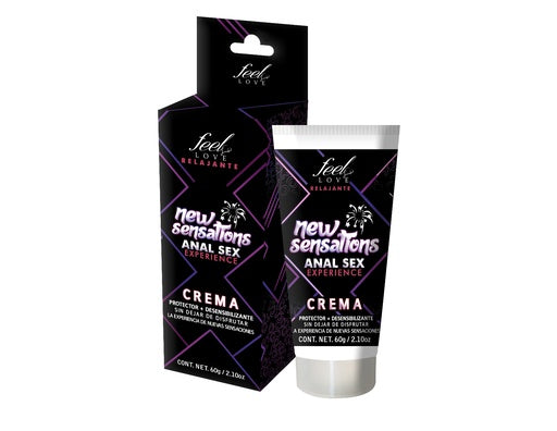 Crema Anal relajante, desensibilizante, 20ml y 60ml, New Sensations, con Damiana y árnica