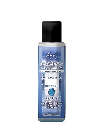 Shampoo para juguetes sexuales, antibacterial con sistema refrescante, 60ml y 120ml