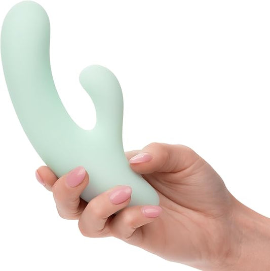 Vibrador de punto G 10 modos de doble motor para mujer, eje flexible y silicona impermea, Pacifica Fiji CalExotics