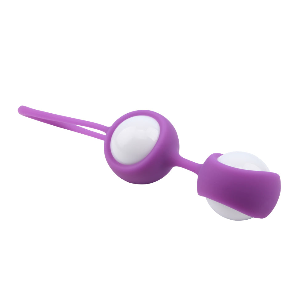 Bolas Chinas Vaginales Geisha Balls Purple, ejercicos Kegel, con balín sensación de vibración
