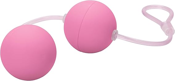 Bolas chinas para principiantes y ejericios Kegel, CalExotics First Time Duo Lover Balls pink