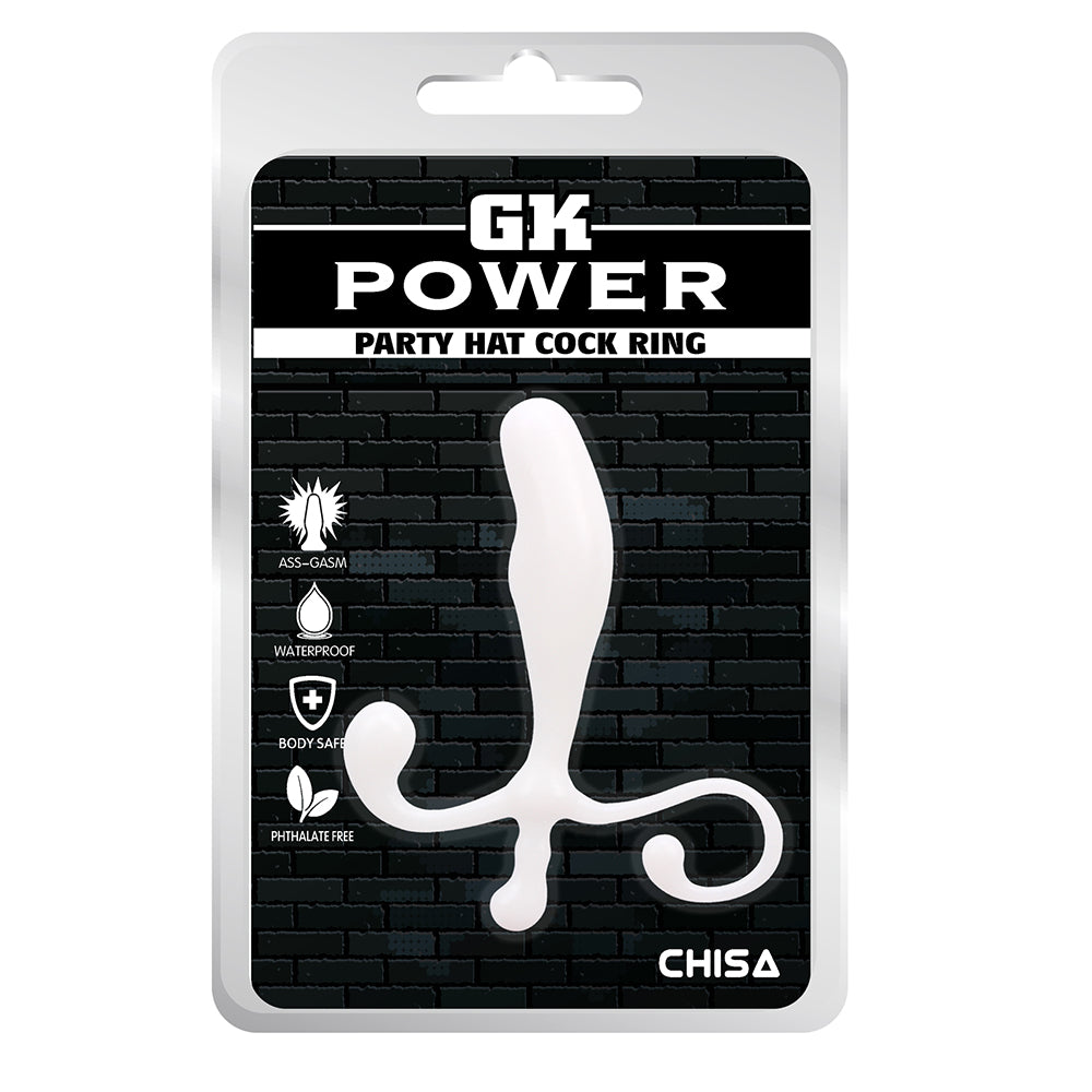Estimulador Prostático 12,5 x 2,5 cm Blanco para orgasmos intensos, Pro Stimulator white