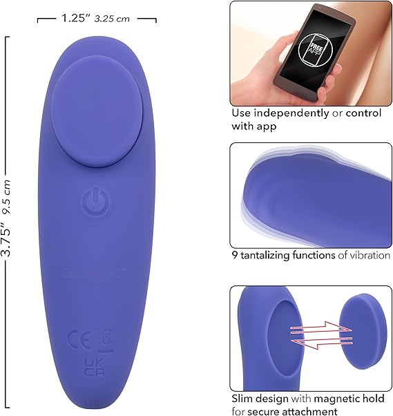 Vibrador para clítoris en Panty, control por App, Connect Panty Teaser, CalExotics