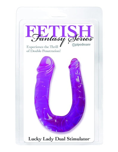 Estimulador dual, vaginal y anal,  Lucky Lady Dual Stimulador Fetish Fantasy series
