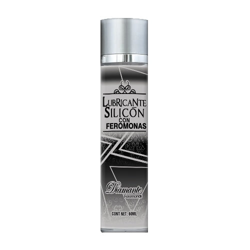 Lubricante silicón con Feromonas Lujo 60ml Diamante, a prueba de agua