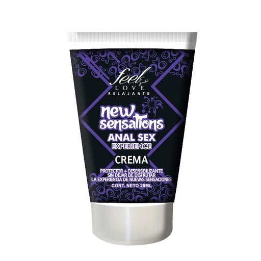 Crema Anal relajante, desensibilizante, 20ml y 60ml, New Sensations, con Damiana y árnica